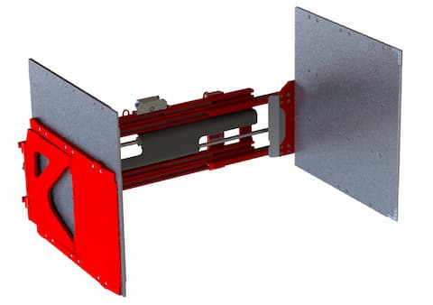 carton clamps with swing arms